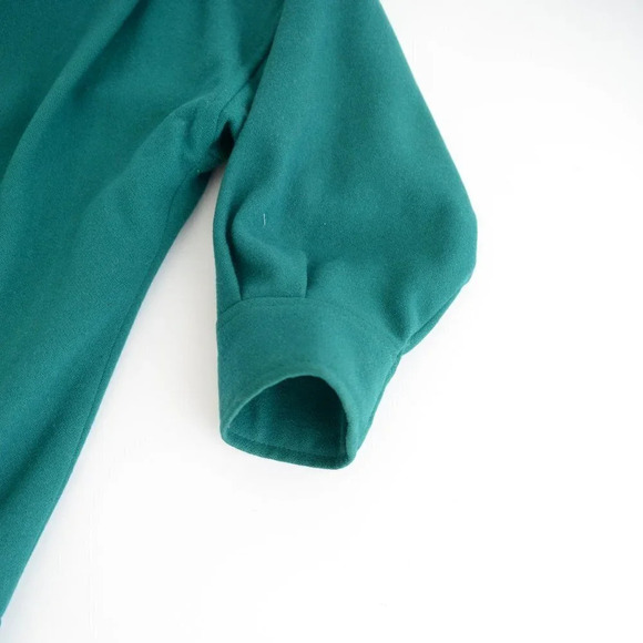 Vintage  J. Gallery Green 70% Wool Coat Size 5/6 - Picture 7 of 16